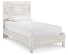Paxberry Twin Panel Bed and Nightstand