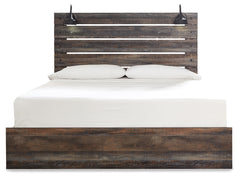 Drystan King Panel Bed, Dresser and Mirror