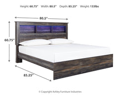 Drystan King Bookcase Bed