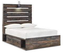 Drystan Full Panel Bed and 2 Nightstands