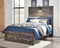 Drystan Full Panel Bed with 2 Storage Drawers