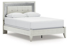 Zyniden Queen Upholstered Panel Bed