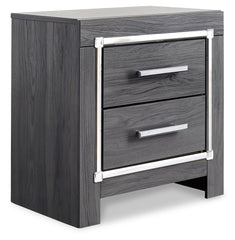 Lodanna King Upholstered Storage Bed, Dresser, Mirror, Chest and Nightstand