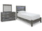 Baystorm Twin Panel Bed, Dresser and Mirror