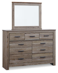 Zelen King Panel Bed, Dresser, Mirror and Nightstand