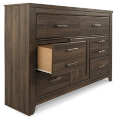 Juararo Queen Poster Bed, Dresser and Chest