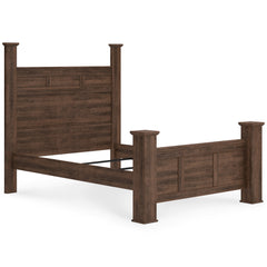 Juararo Queen Poster Bed, Dresser and Mirror