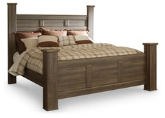 Juararo King Poster Bed, Chest and 2 Nightstands