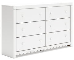 Mollviney Full Panel Storage Bed, Dresser and Nightstand