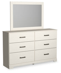 Stelsie King Panel Bed, Dresser and Mirror