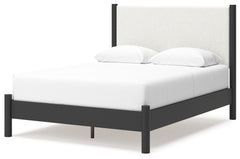 Cadmori Queen Upholstered Panel Bed