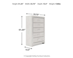 Altyra Queen Panel Storage Bed, Dresser, Mirror and Chest