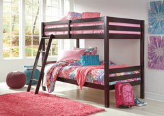 Halanton Twin over Twin Bunk Bed with Mattresses