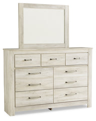 Bellaby King Crossbuck Panel Bed, Dresser, Mirror, and Nightstand