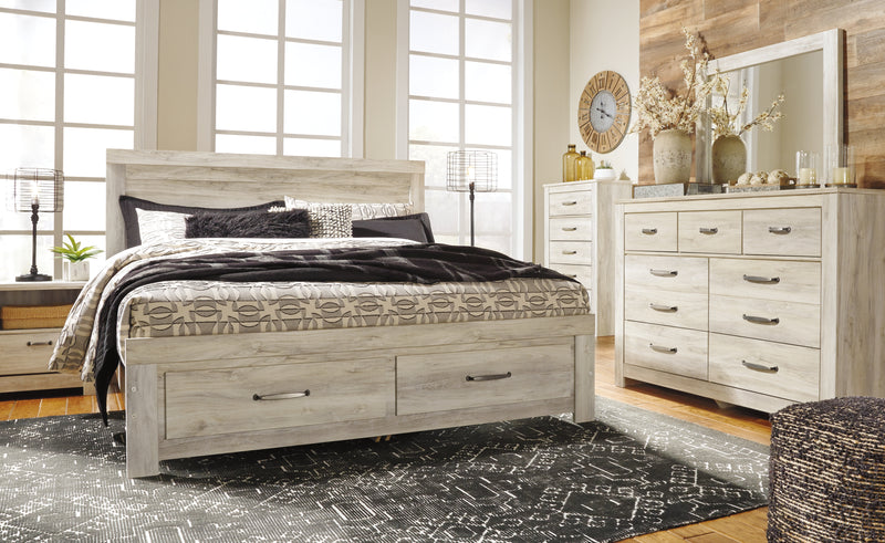 Bellaby King Platform Bed with 2 Storage Drawers