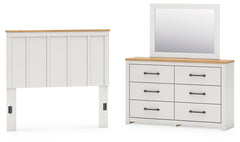 Linnocreek Full Panel Headboard, Dresser and Mirror