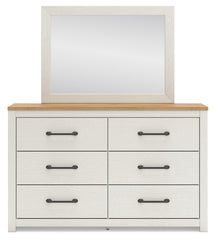 Linnocreek Queen Panel Bed, Dresser, Mirror and Nightstand