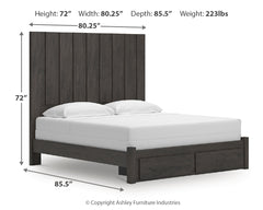 Fraluna King Panel Storage Bed