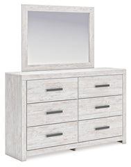 Cayboni Full Panel Bed, Dresser and Mirror