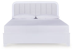 Jarlee King Upholstered Panel Bed
