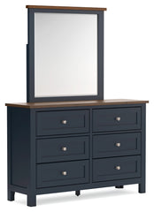 Landocken Twin Panel Bed, Dresser and Mirror