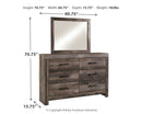 Wynnlow Queen Panel Bed, Dresser, Mirror, and Nightstand