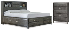 Caitbrook Queen Storage Bed and Chest