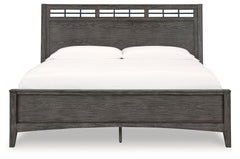 Montillan King Panel Bed, Dresser and Mirror