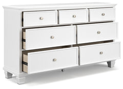 Fortman King Panel Bed, Dresser and 2 Nightstands