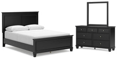 Lanolee Queen Panel Bed, Dresser and Mirror