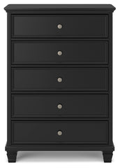 Lanolee Full Panel Bed and Chest