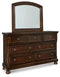 Porter Queen Panel Bed, Dresser, Mirror and Nightstand