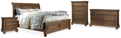 Flynnter King Bed, Dresser, Chest and 2 Nightstands