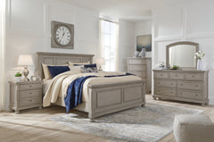 Lettner Queen Panel Bed, Dresser, Mirror and 2 Nightstands