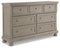Lettner California King Panel Bed, Dresser, Chest and 2 Nightstands