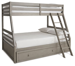 Lettner Twin over Full Bunk Bed with Twin and Full Mattresses