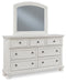 Robbinsdale Queen Panel Storage Bed, Dresser, Mirror and Chest