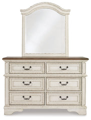 Realyn Twin Panel Bed, Dresser, Mirror, Chest and Nightstand