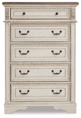 Realyn Full Panel Bed and Chest