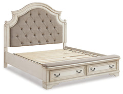 Realyn King Panel Bed, Dresser, Mirror and 2 Nightstands