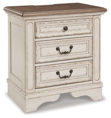 Realyn California King Panel Bed, Dresser, Mirror and Nightstand