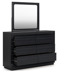 Londer King Panel Bed, Dresser and Mirror