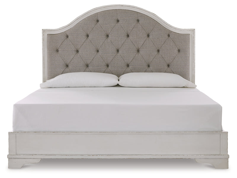 Brollyn King Upholstered Panel Bed