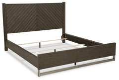 Arkenton King Panel Bed, Dresser and Mirror