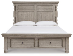 Harrastone King Panel Bed