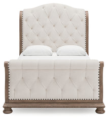 Ardenfield Queen Upholstered Sleigh Bed