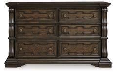 Maylee King Upholstered Bed, Dresser and 2 Nightstands