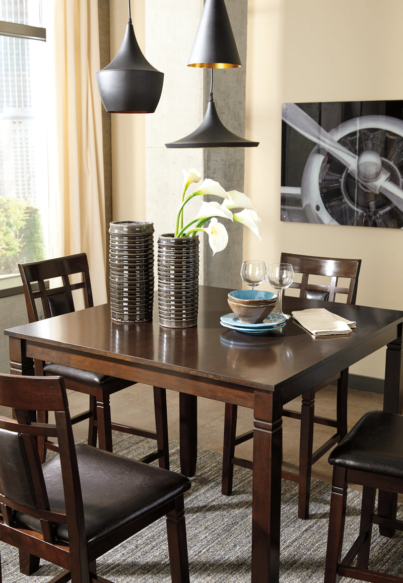 Bennox Counter Height Dining Table and Bar Stools Set of 5