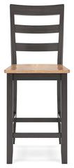 Gesthaven Counter Height Dining Table and 2 Barstools