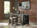 Rokane Counter Height Dining Table with 2 Barstools